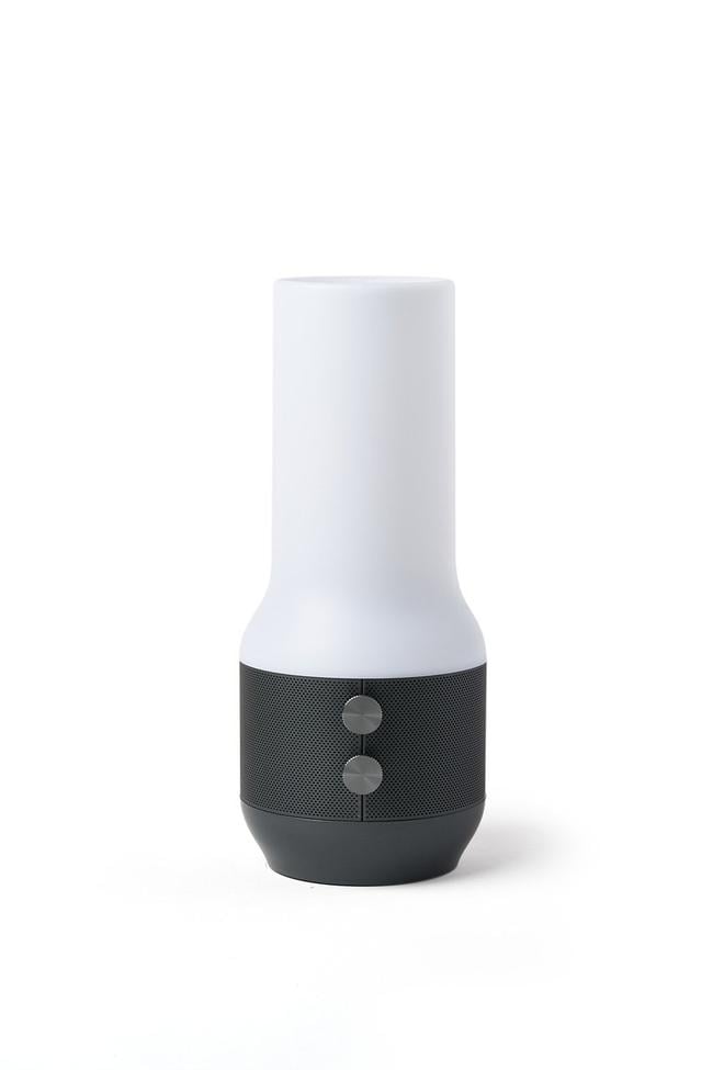  Lexon Terrace + Led Lamba-BT Hoparlör-
Powerbank Metalik Gri