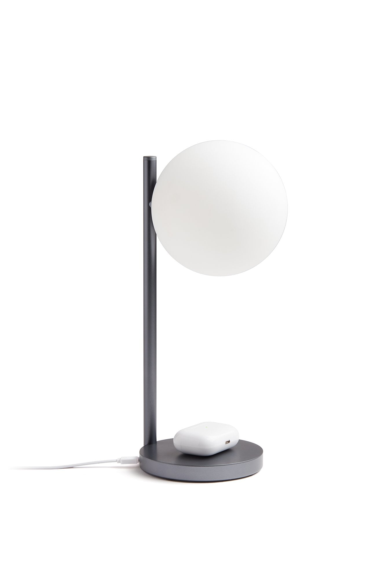  Lexon Bubble Aydınlatma & Şarj Cihazı Metalik Gri