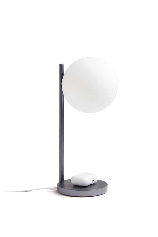  Lexon Bubble Aydınlatma & Şarj Cihazı Metalik Gri