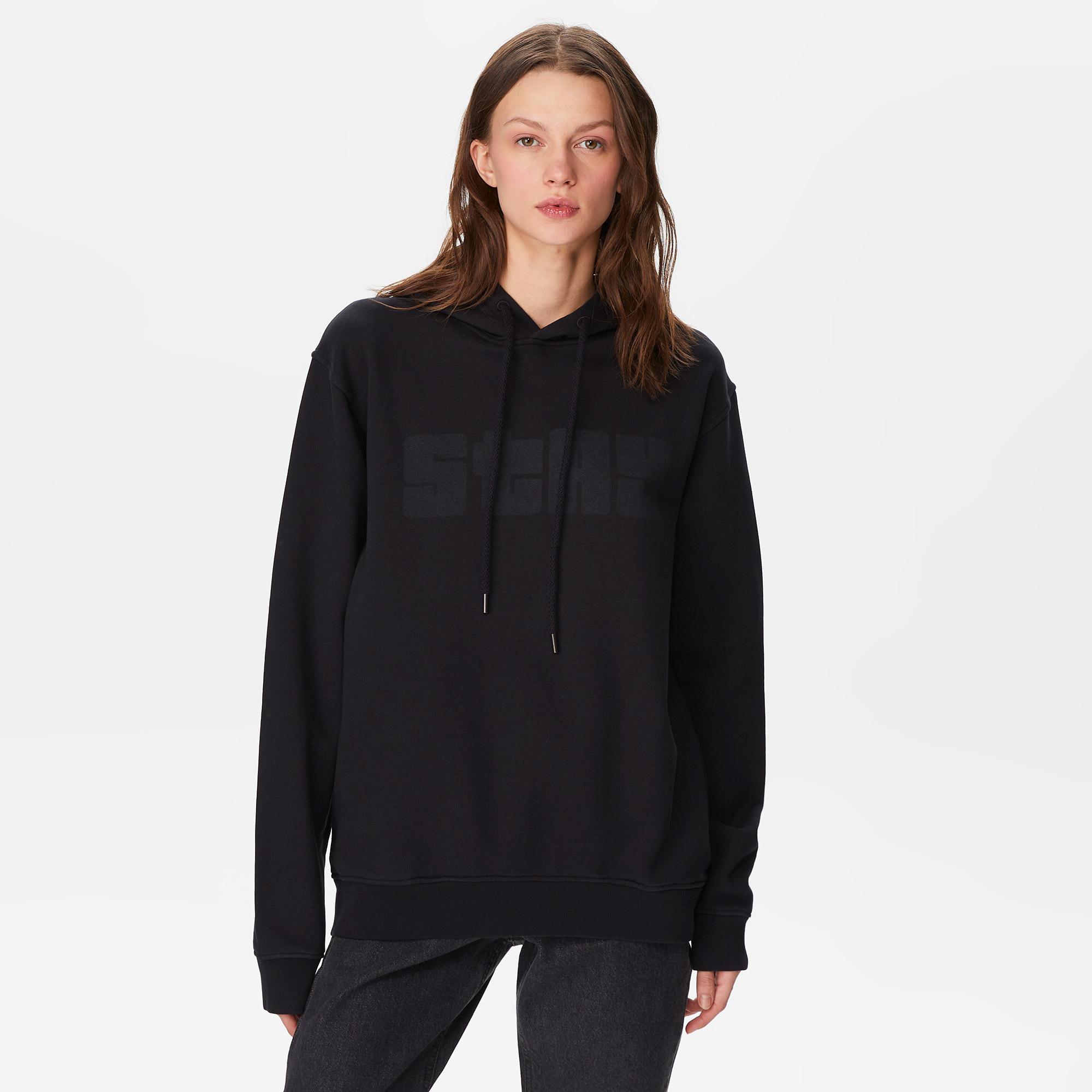 The Stay Line Etheral Unisex Siyah Hoodie