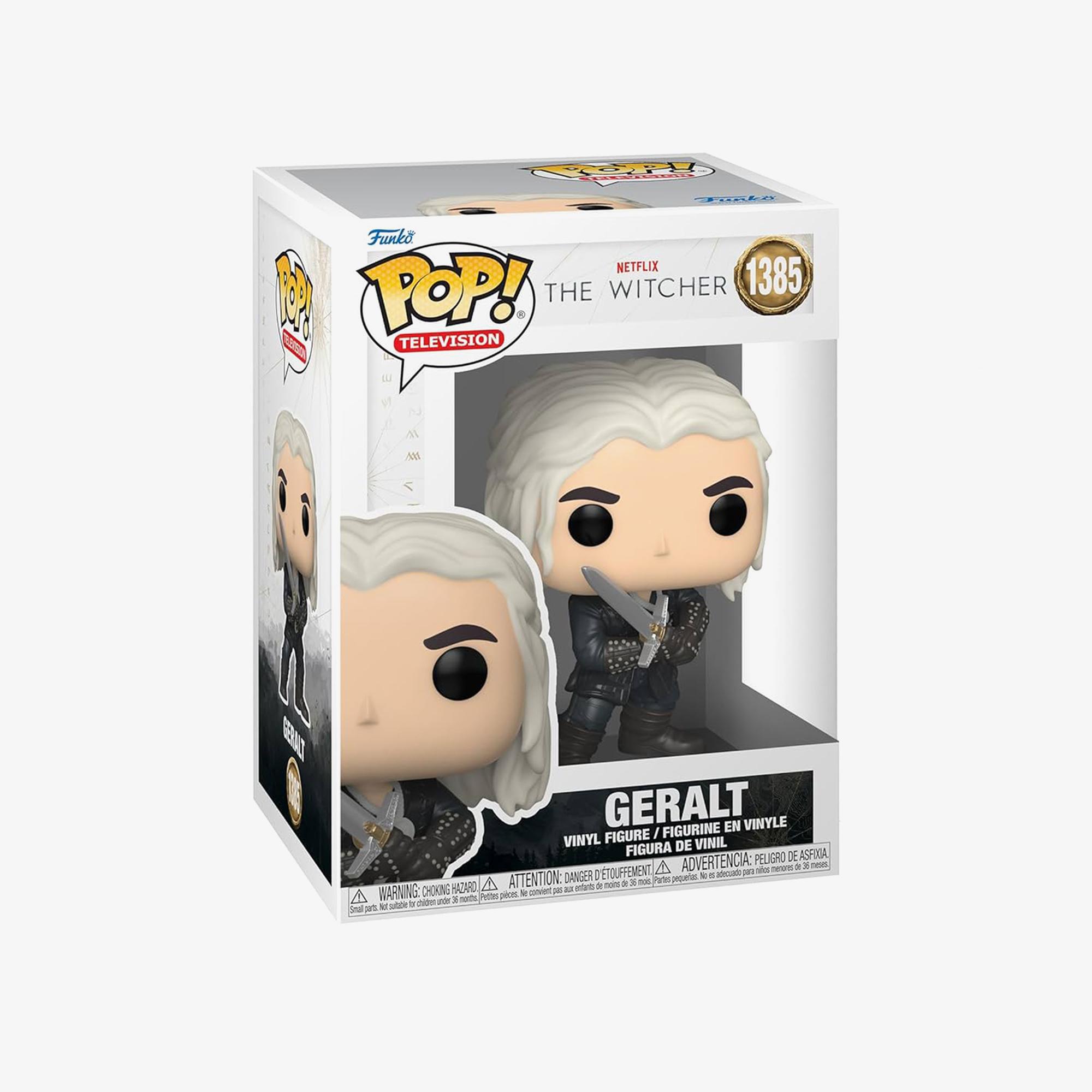 Funko POP:Tv: The Witcher, Geralt with Sword Renkli Figür