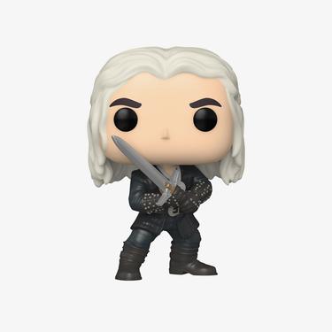  Funko POP:Tv: The Witcher, Geralt with Sword Renkli Figür