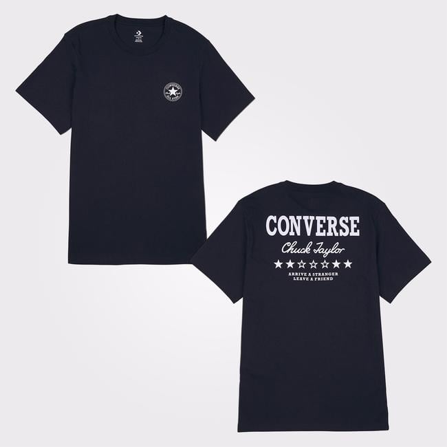  Converse Go-To Unisex Siyah T-Shirt