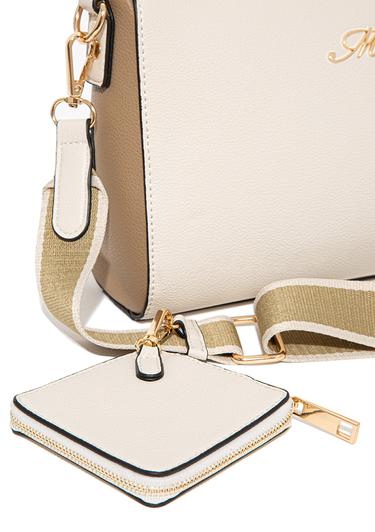  Mavi Ekru Çapraz Çanta 1912166-34523