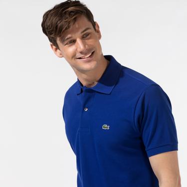  L.12.12 Erkek Classic Fit Koyu Mavi Polo