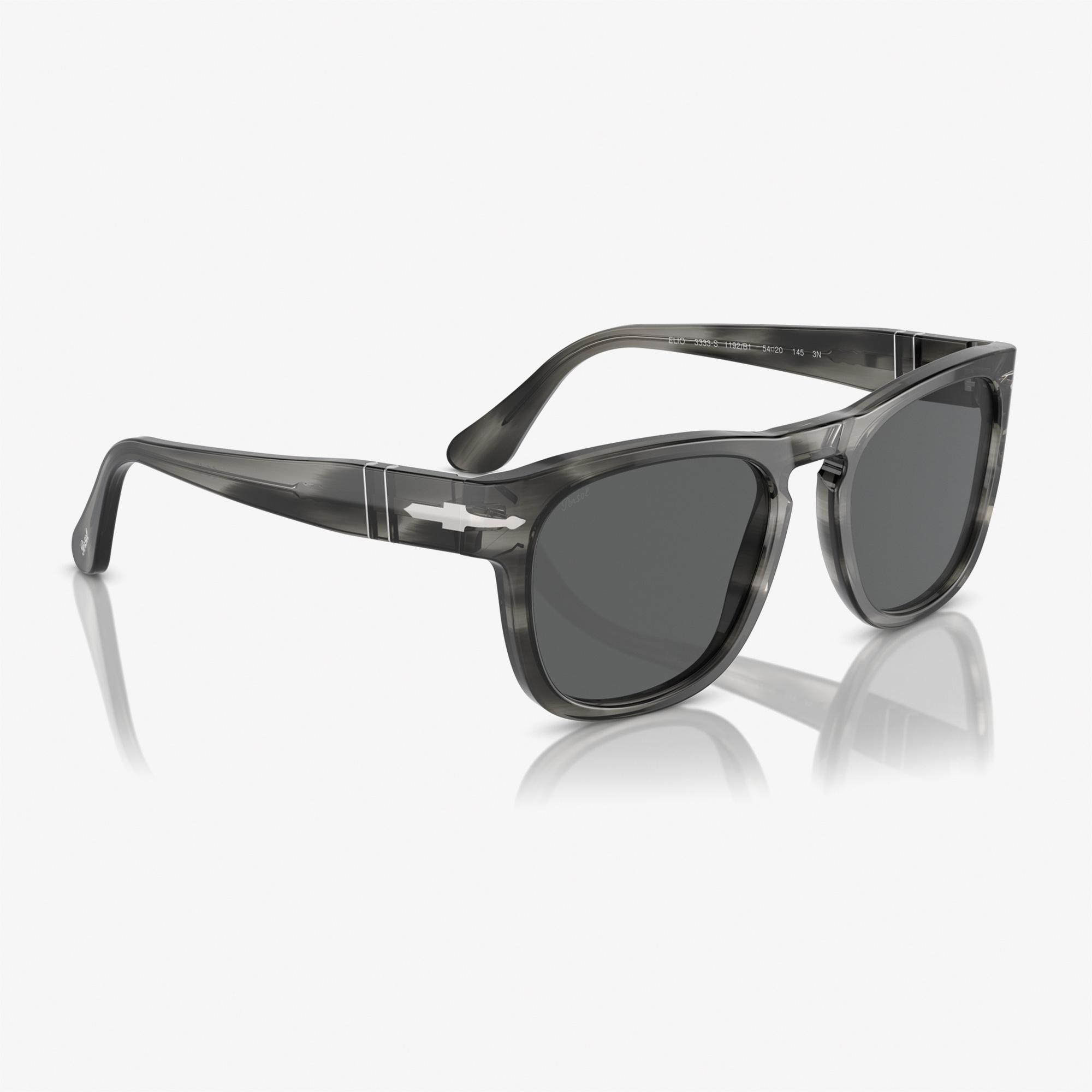 PERSOL 0PO3333S Acetate Unisex Gri Güneş Gözlüğü