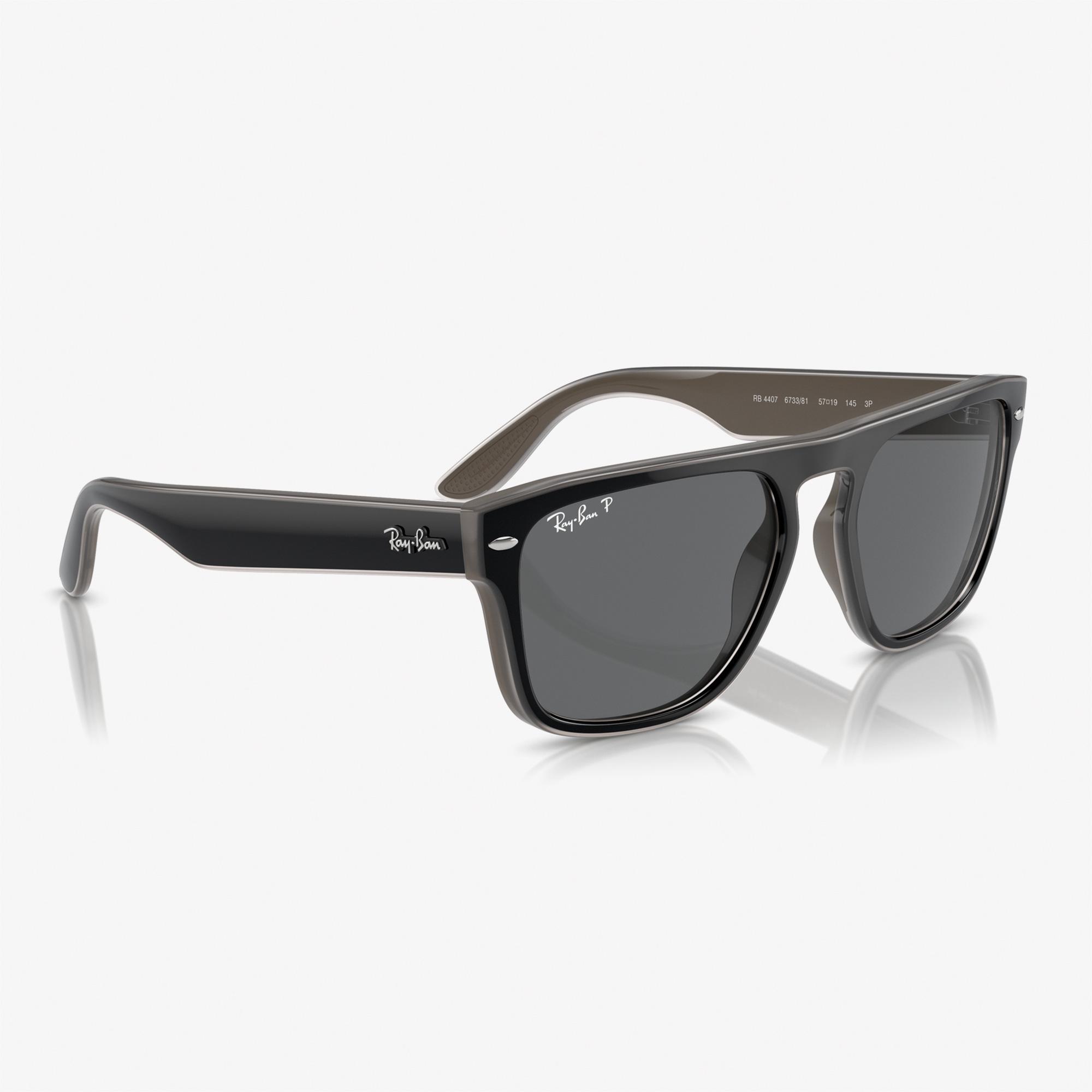 RAY-BAN 0RB4407 Injected Unisex Siyah Güneş Gözlüğü