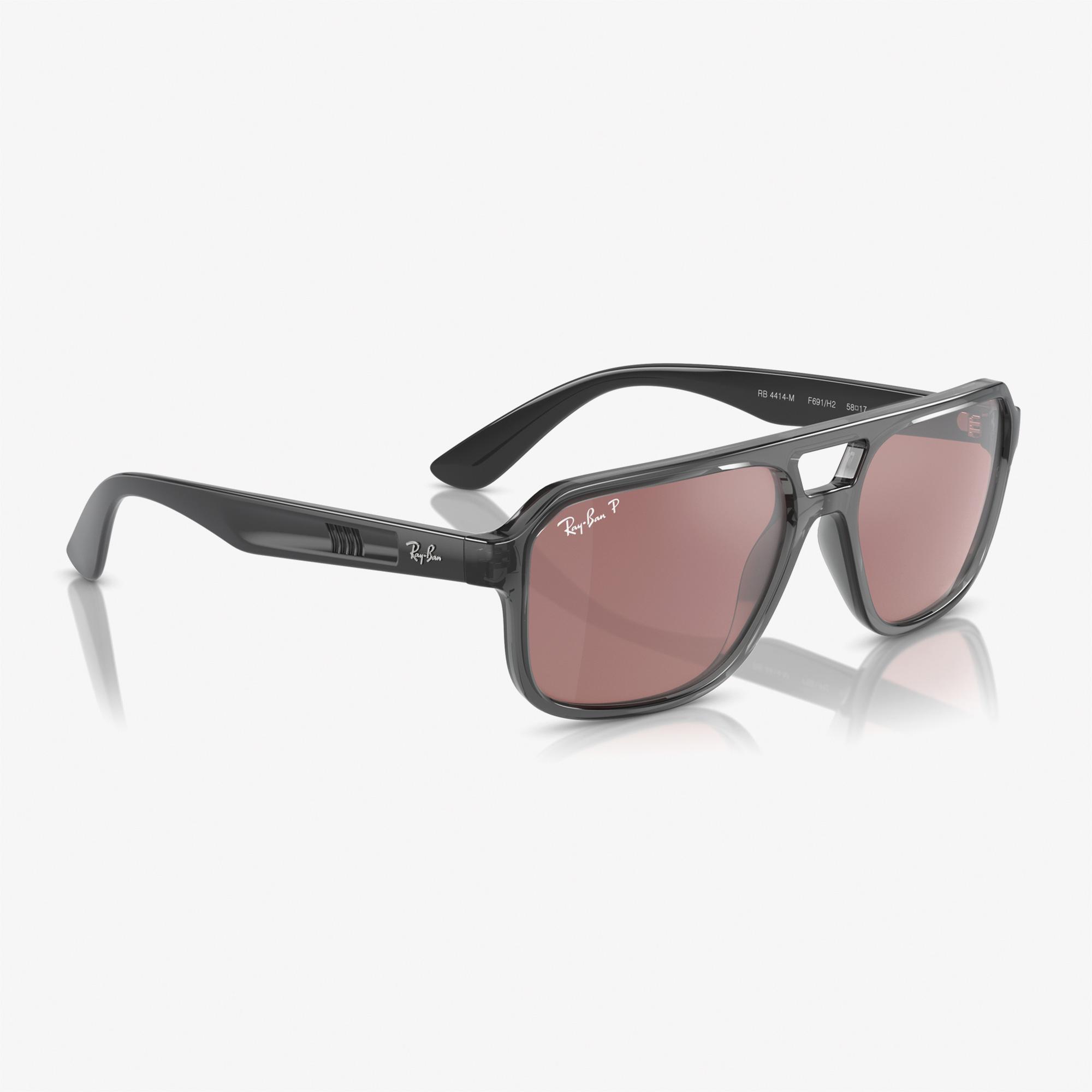 RAY-BAN 0RB4414M Nylon Unisex Gri Güneş Gözlüğü