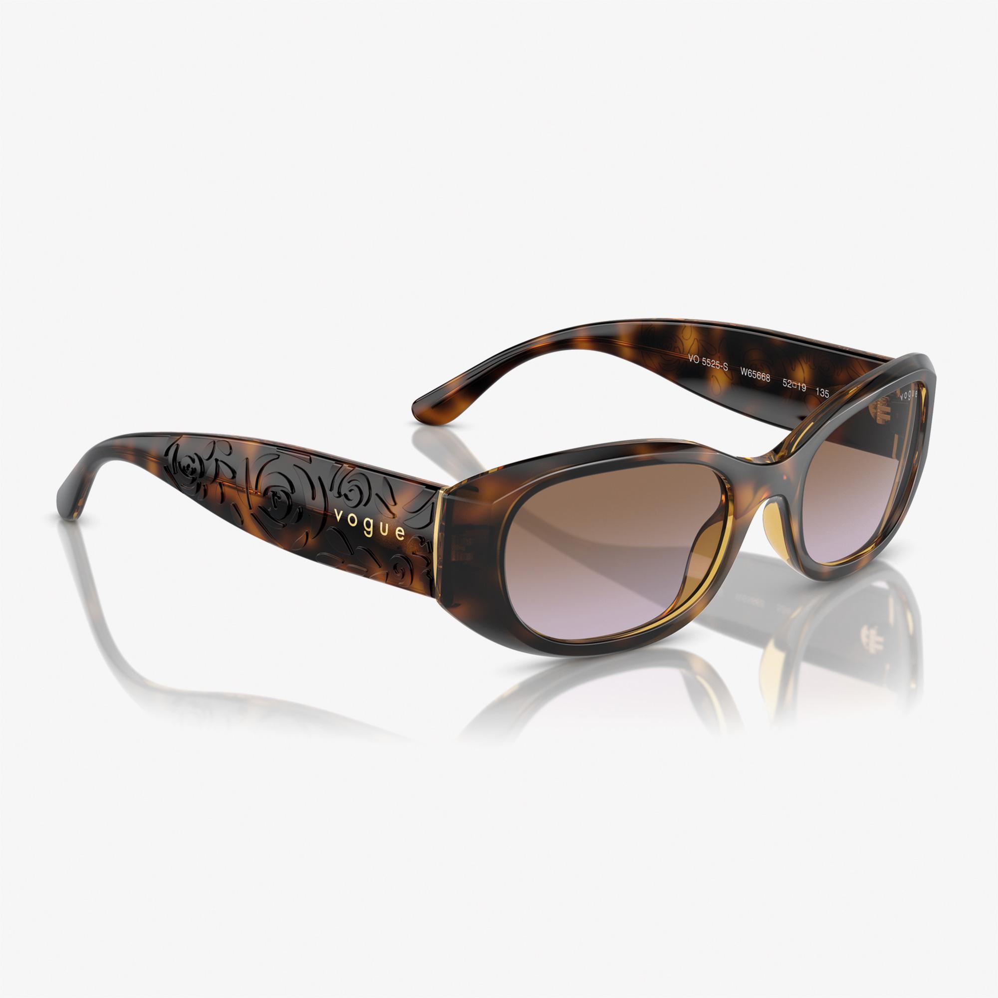 VOGUE 0VO5525S Nylon Kadın Kahverengi Güneş Gözlüğü