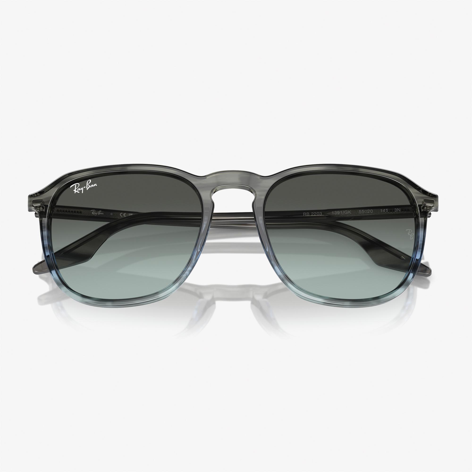 RAY-BAN 0RB2203 Acetate Unisex Gri Güneş Gözlüğü