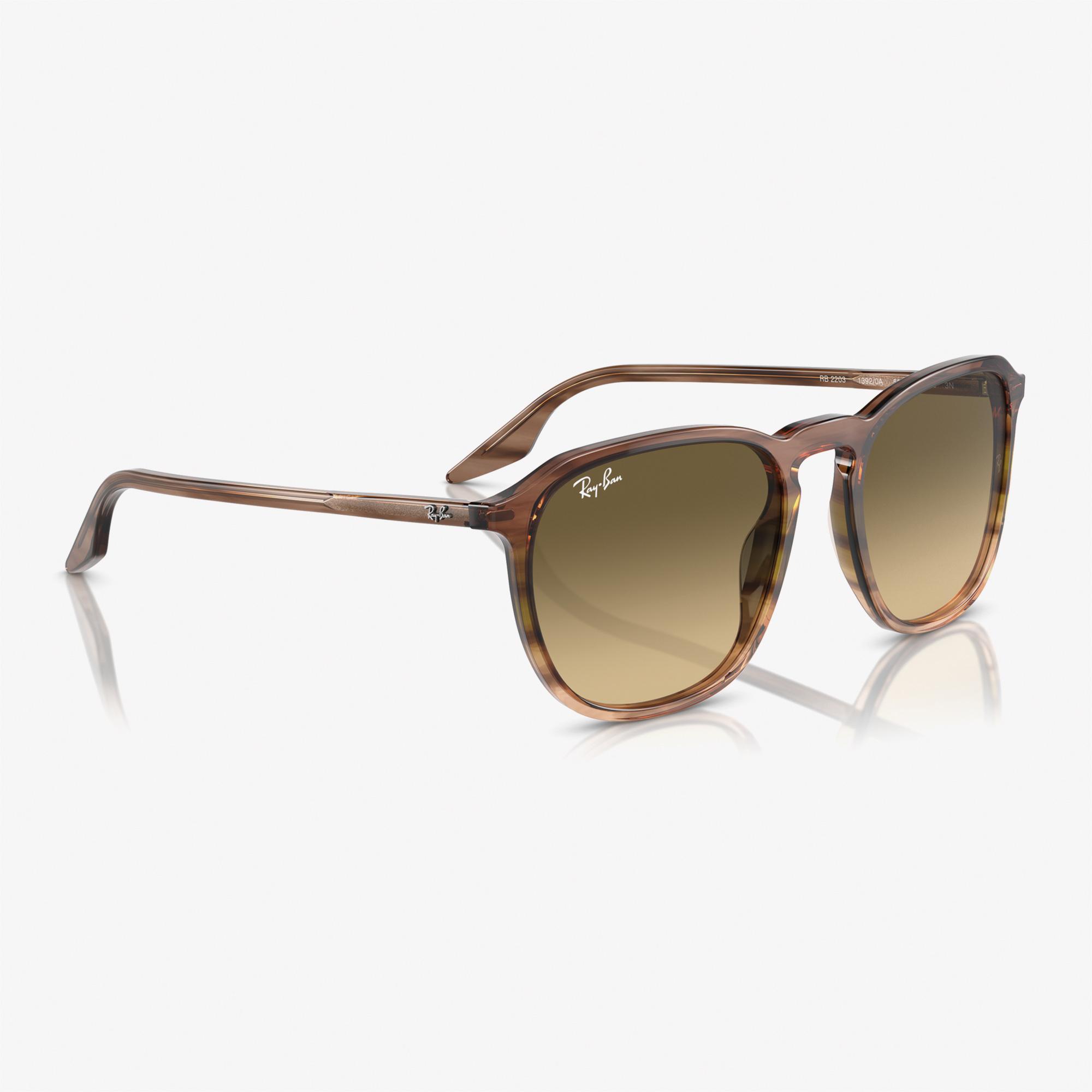 RAY-BAN 0RB2203 Acetate Unisex Kahverengi Güneş Gözlüğü