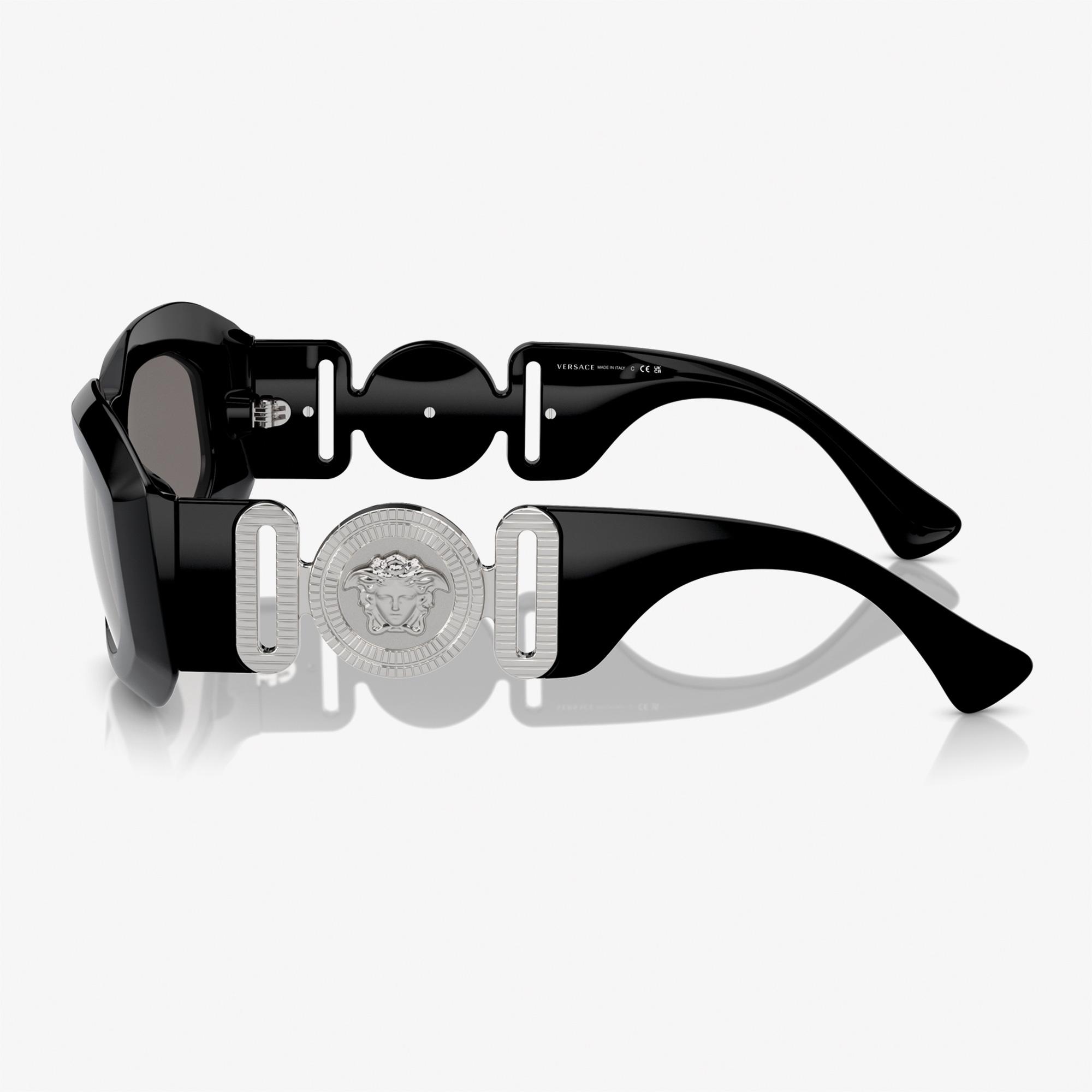 VERSACE 0VE4425U Nylon Erkek Siyah Güneş Gözlüğü