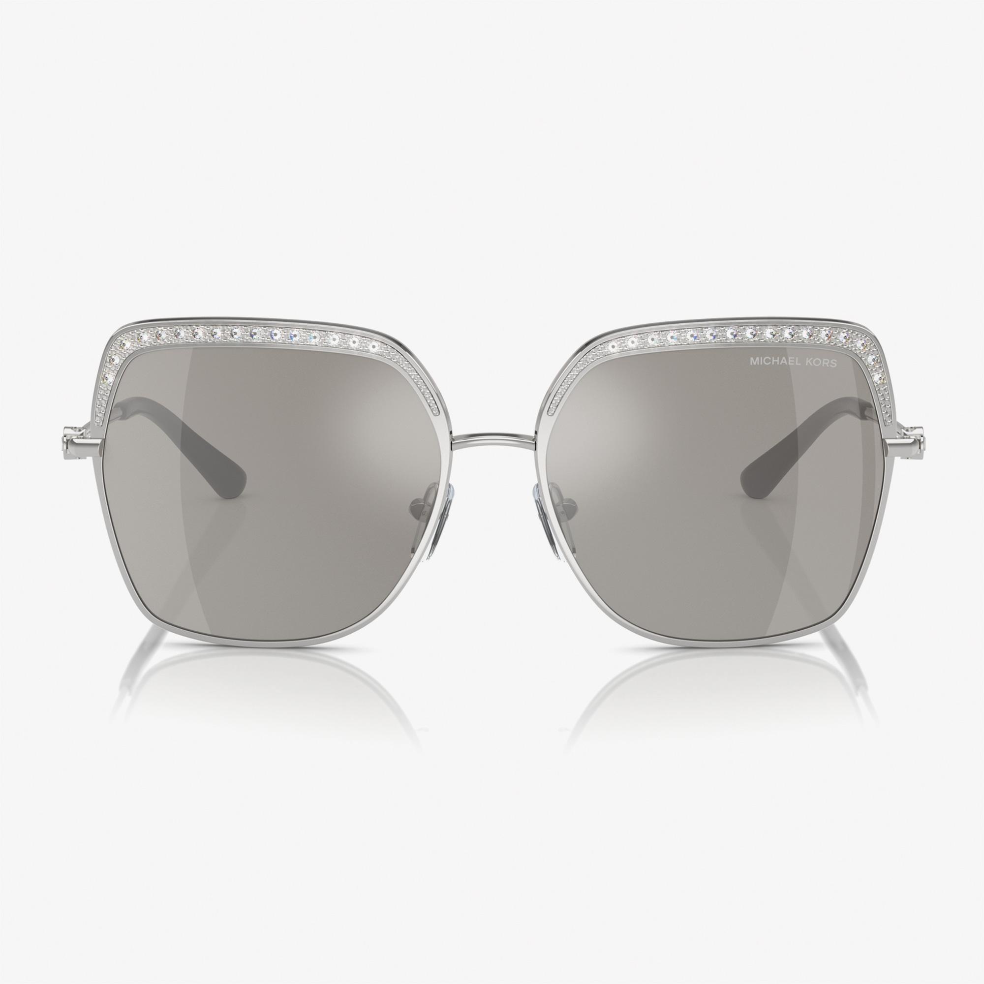 MICHAEL KORS 0MK1141 Metal Kadın Gümüş Rengi Güneş Gözlüğü