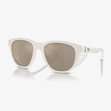  EMPORIO ARMANI 0EA4216U Injected Erkek Beyaz Güneş Gözlüğü