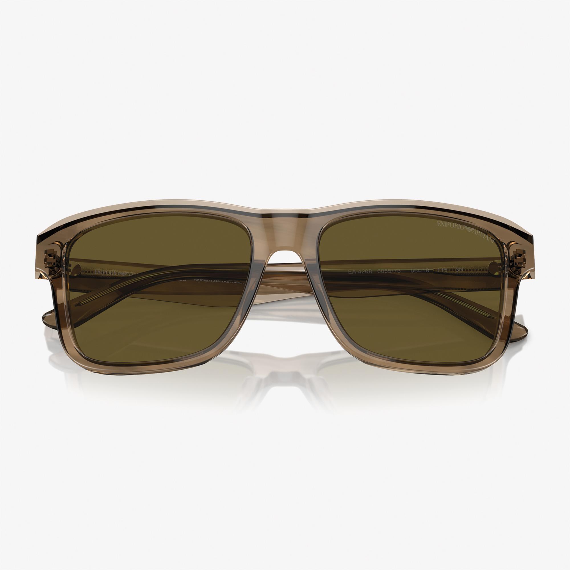 EMPORIO ARMANI 0EA4208 Acetate Erkek Yeşil Güneş Gözlüğü