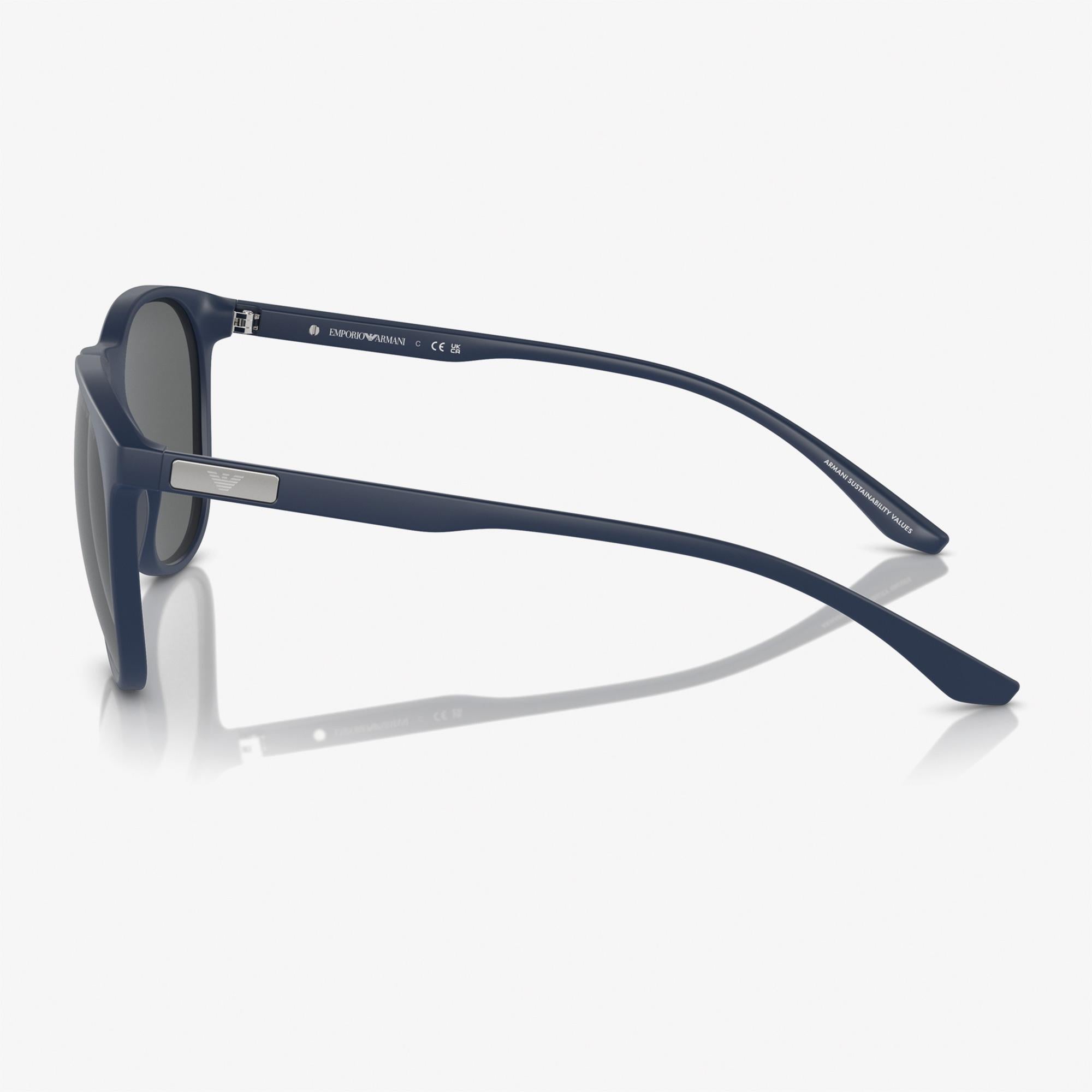 EMPORIO ARMANI 0EA4210 Injected Erkek Mavi Güneş Gözlüğü