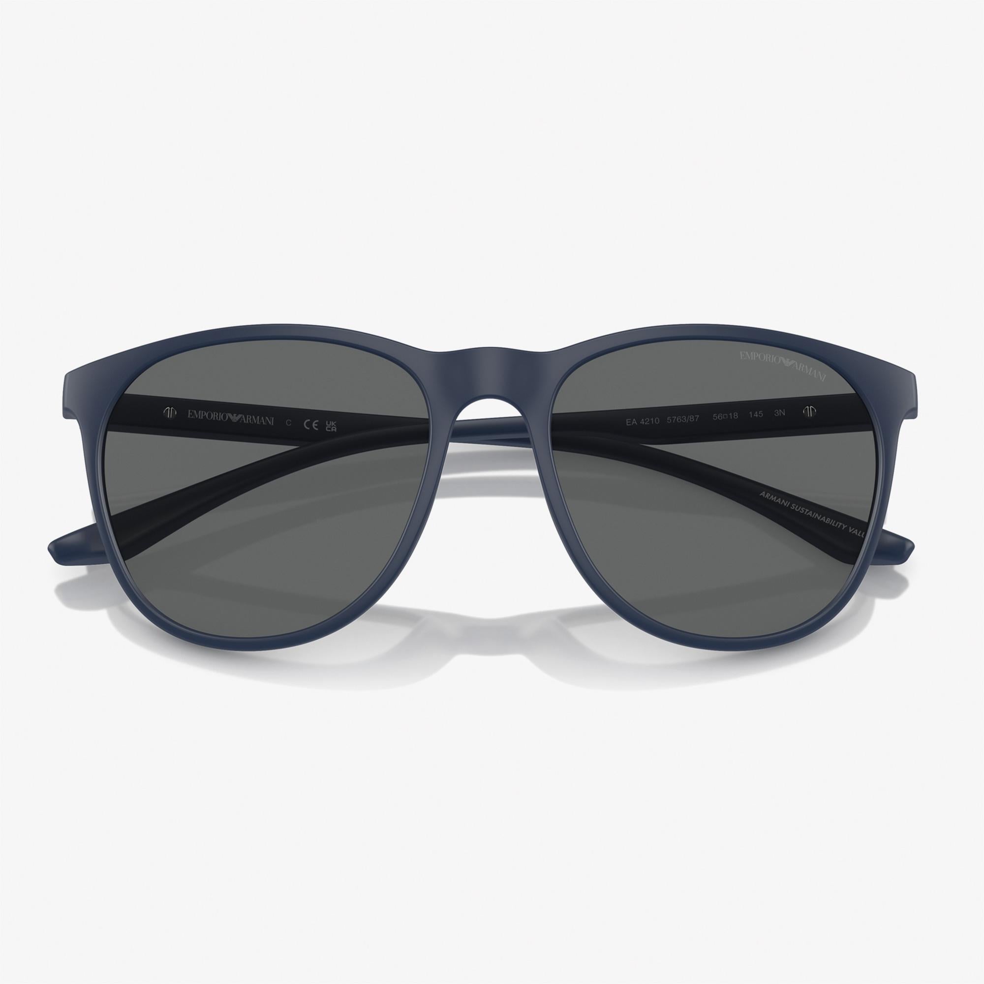 EMPORIO ARMANI 0EA4210 Injected Erkek Mavi Güneş Gözlüğü