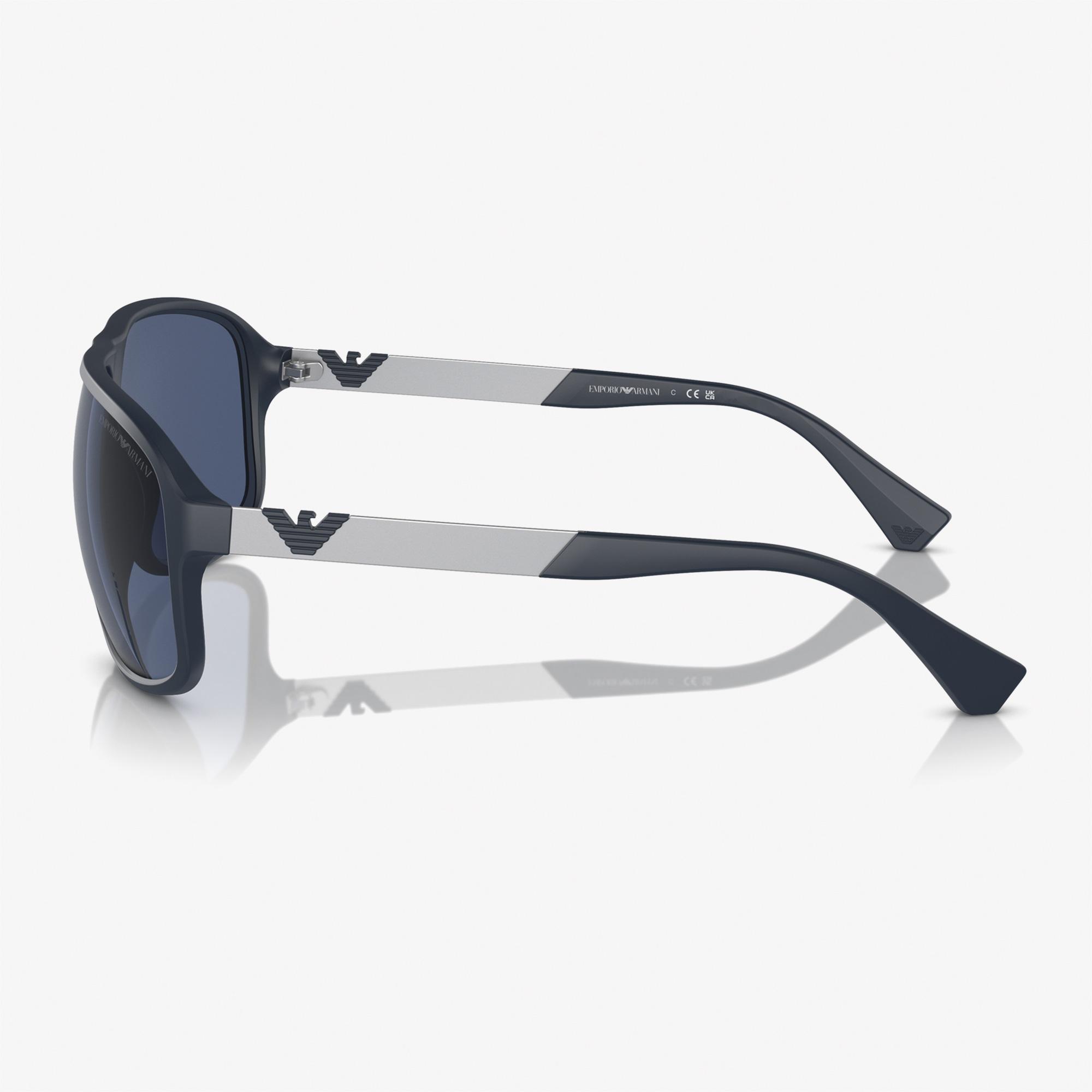 EMPORIO ARMANI 0EA4029 Injected Erkek Mavi Güneş Gözlüğü