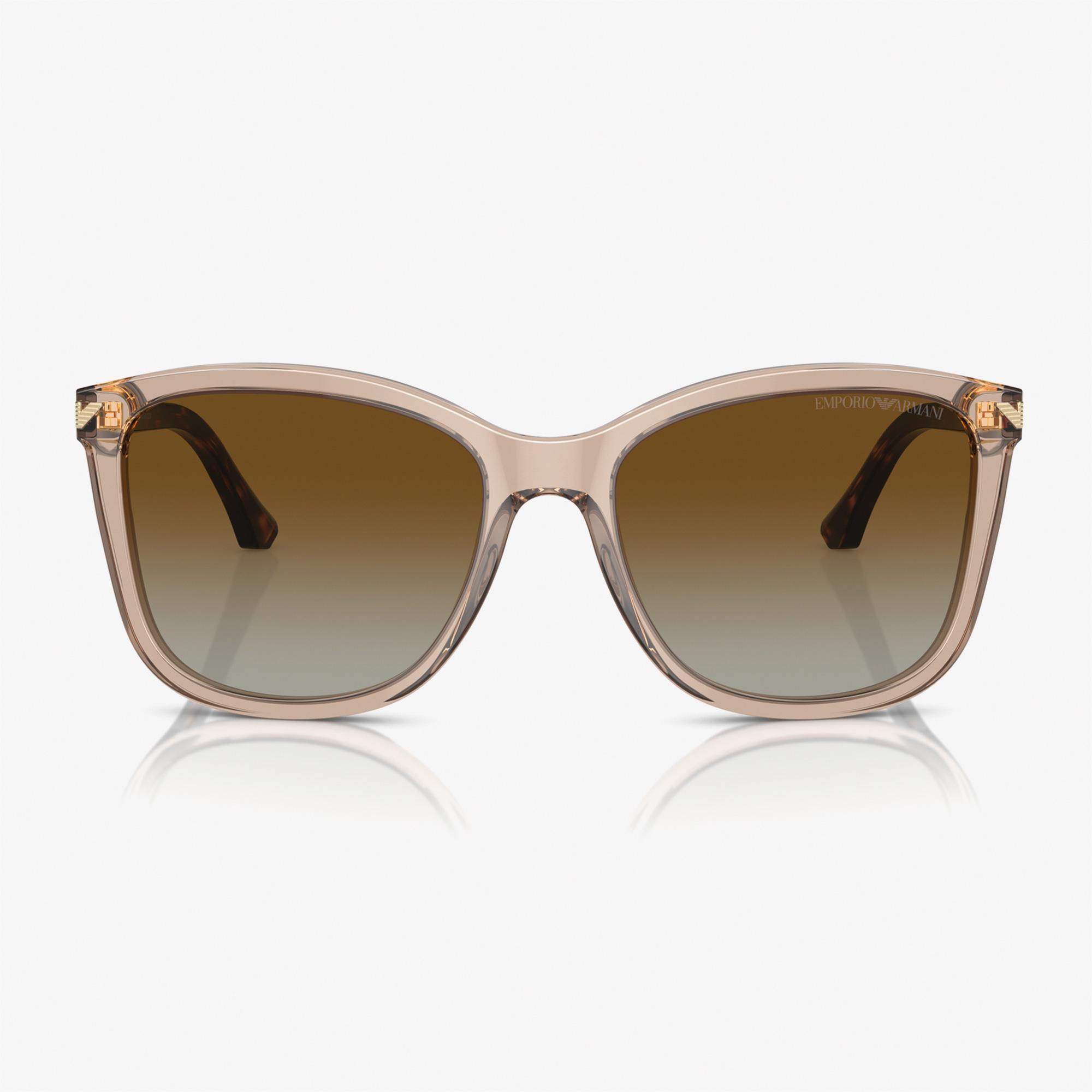 EMPORIO ARMANI 0EA4060 Acetate Kadın Kahverengi Güneş Gözlüğü