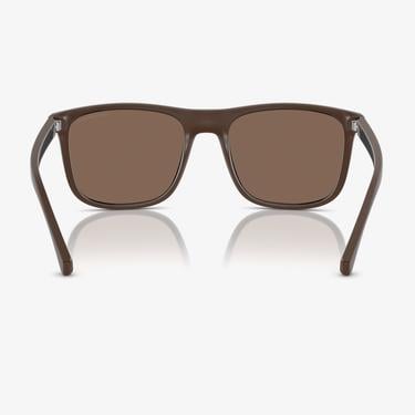  EMPORIO ARMANI 0EA4129 Injected Erkek Kahverengi Güneş Gözlüğü