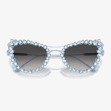  Swarovski 0SK7011 Metal Kadın Mavi Güneş Gözlüğü