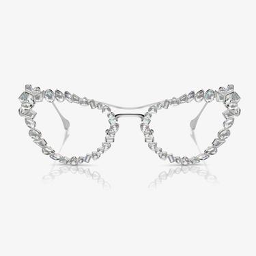  Swarovski 0SK7011 Metal Kadın Gümüş Rengi Güneş Gözlüğü