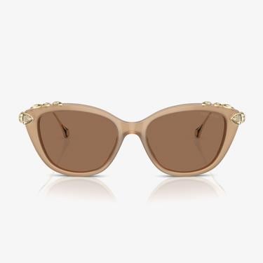  Swarovski 0SK6010 Acetate Kadın Bej Güneş Gözlüğü