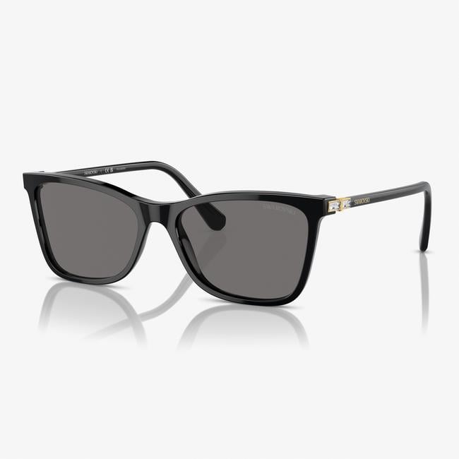  Swarovski 0SK6004 Acetate Kadın Siyah Güneş Gözlüğü