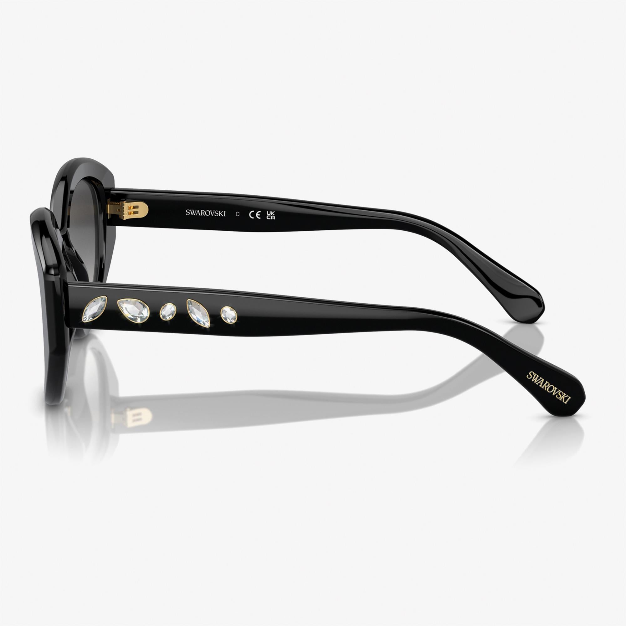 Swarovski 0SK6005 Acetate Kadın Siyah Güneş Gözlüğü