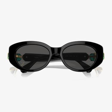  Swarovski 0SK6002 Acetate Kadın Siyah Güneş Gözlüğü