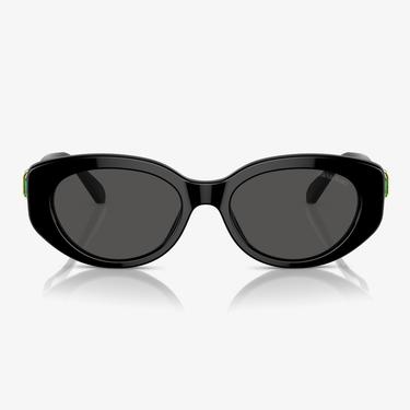  Swarovski 0SK6002 Acetate Kadın Siyah Güneş Gözlüğü