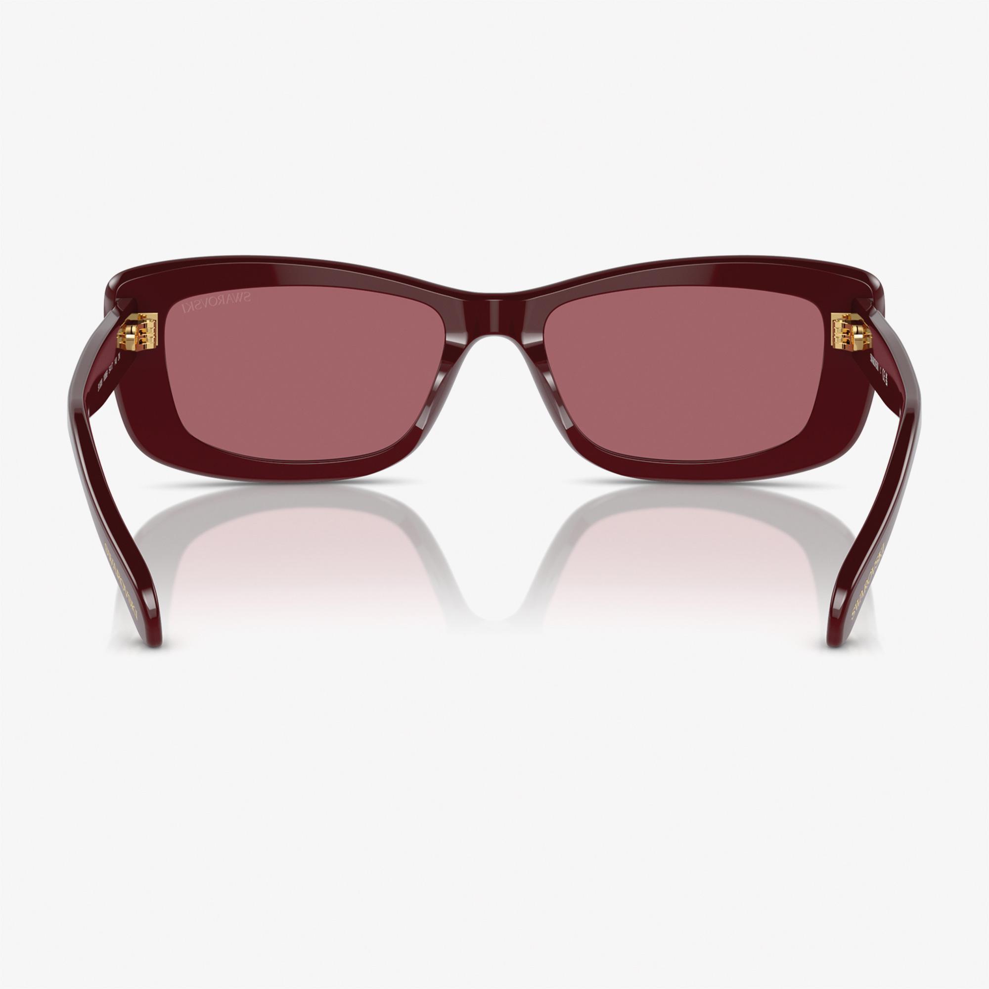 Swarovski 0SK6008 Acetate Kadın Bordo Güneş Gözlüğü