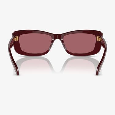  Swarovski 0SK6008 Acetate Kadın Bordo Güneş Gözlüğü