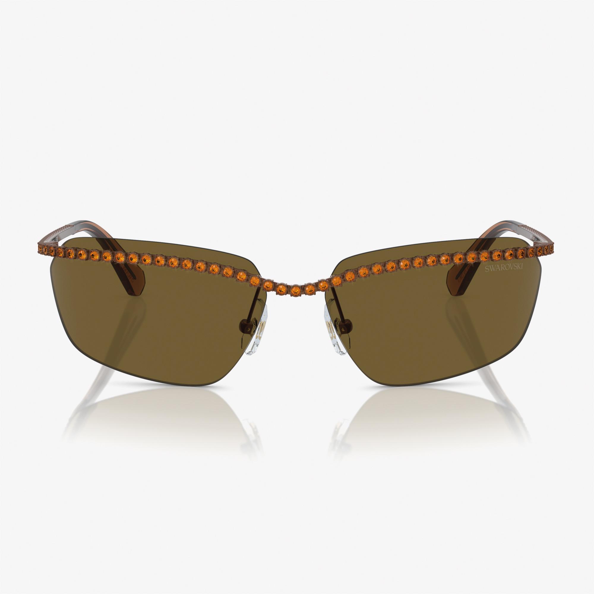 Swarovski 0SK7001 Metal Kadın Kahverengi Güneş Gözlüğü