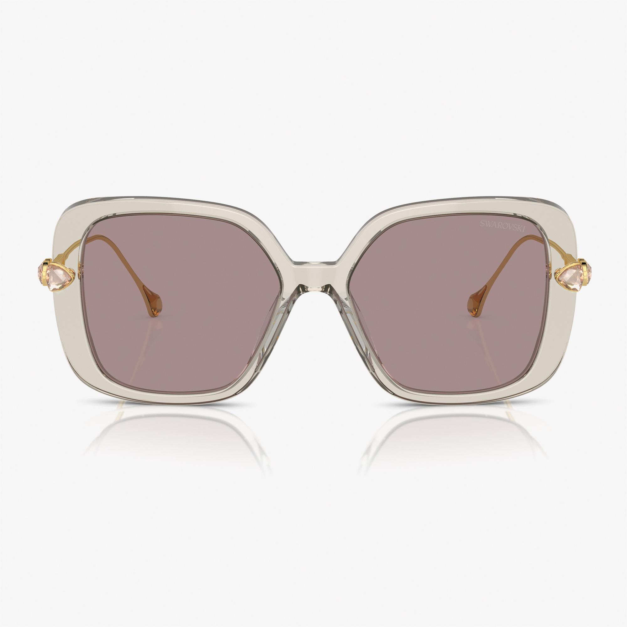 Swarovski 0SK6011 Acetate Kadın Kahverengi Güneş Gözlüğü