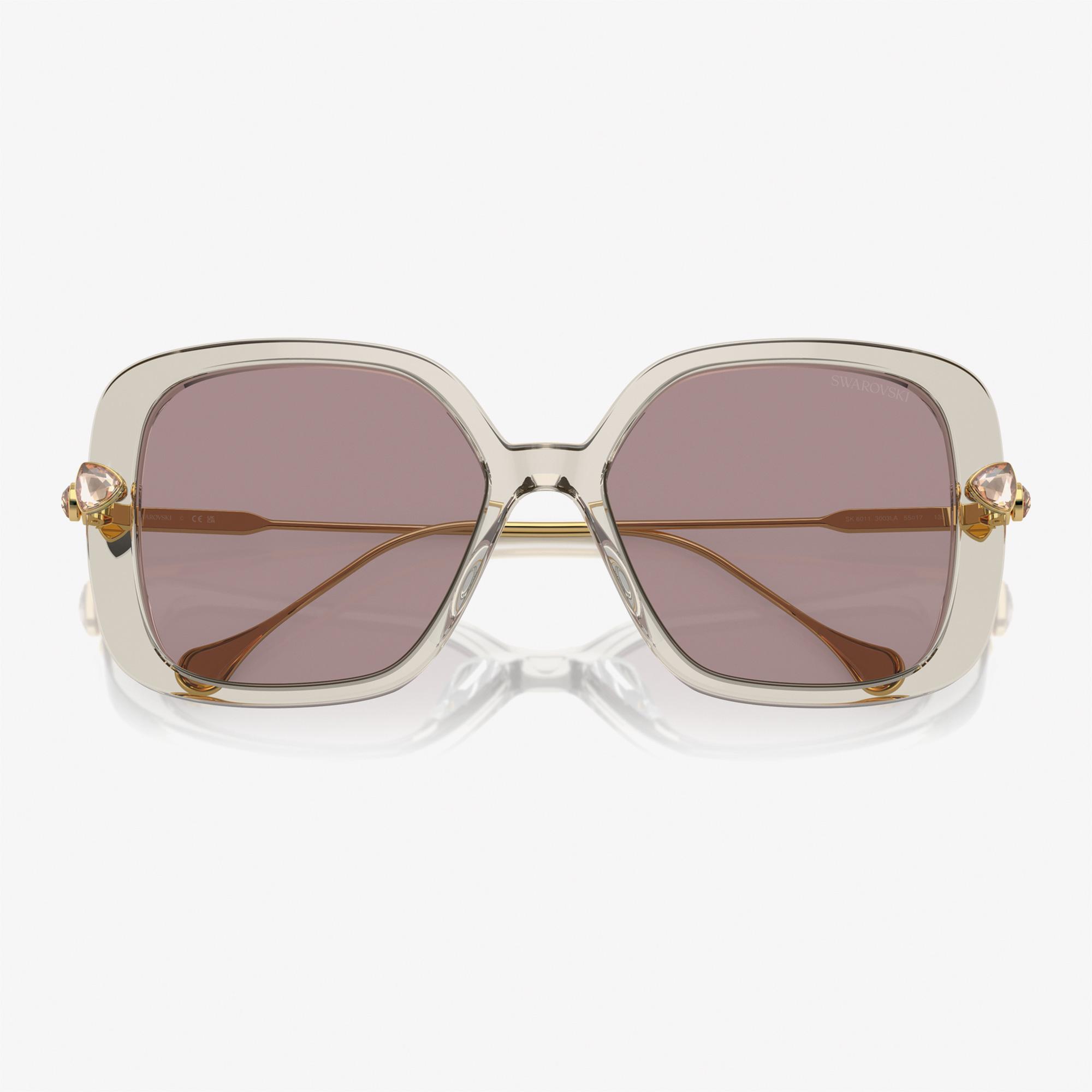 Swarovski 0SK6011 Acetate Kadın Kahverengi Güneş Gözlüğü