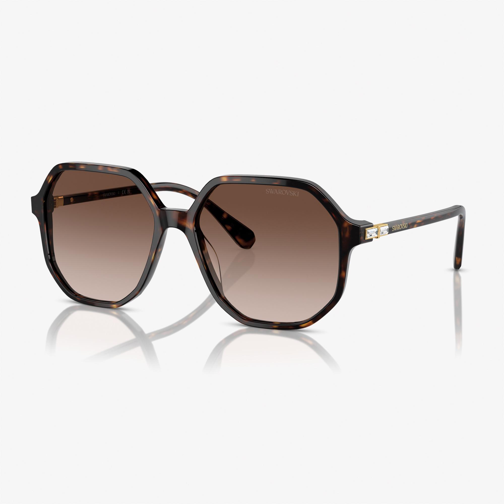 Swarovski 0SK6003 Acetate Kadın Kahverengi Güneş Gözlüğü