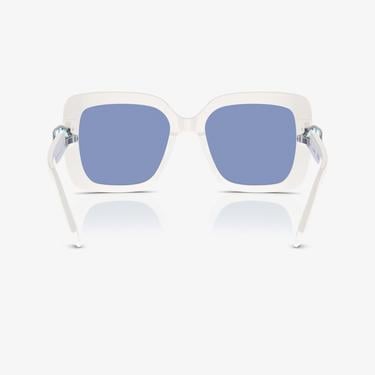  Swarovski 0SK6001 Acetate Kadın Beyaz Güneş Gözlüğü