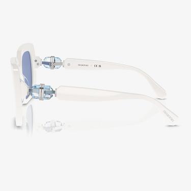 Swarovski 0SK6001 Acetate Kadın Beyaz Güneş Gözlüğü