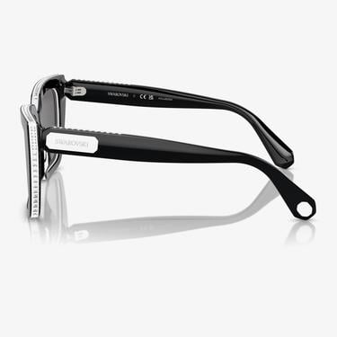  Swarovski 0SK6013 Acetate Kadın Siyah Güneş Gözlüğü