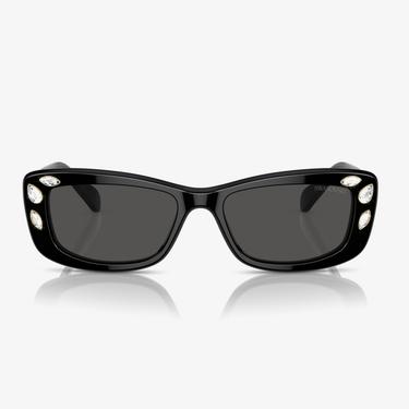  Swarovski 0SK6008 Acetate Kadın Siyah Güneş Gözlüğü