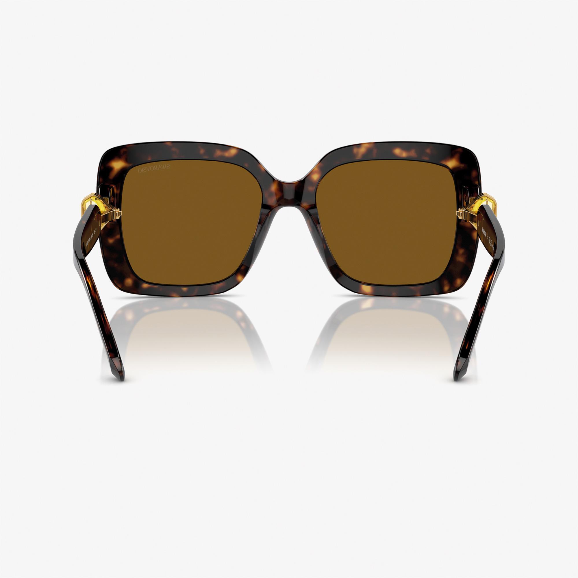 Swarovski 0SK6001 Acetate Kadın Kahverengi Güneş Gözlüğü