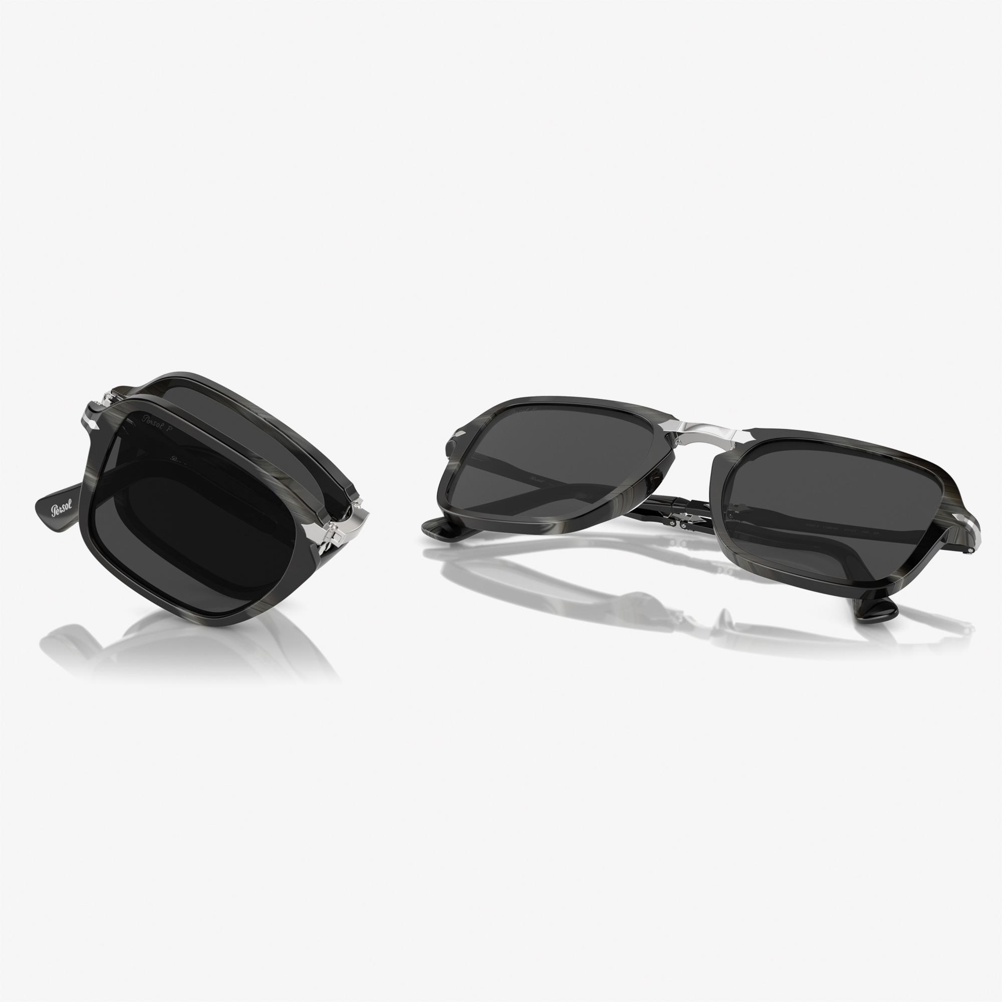 PERSOL 0PO3330S Acetate Unisex Siyah Güneş Gözlüğü