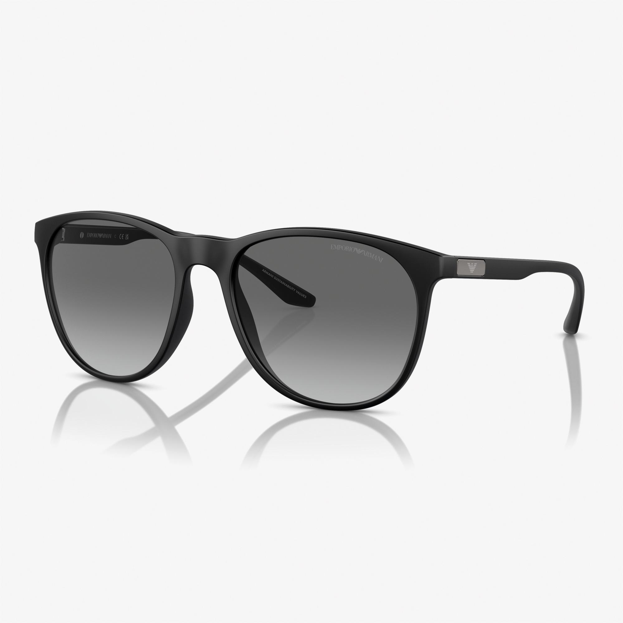 EMPORIO ARMANI 0EA4210 Injected Erkek Siyah Güneş Gözlüğü