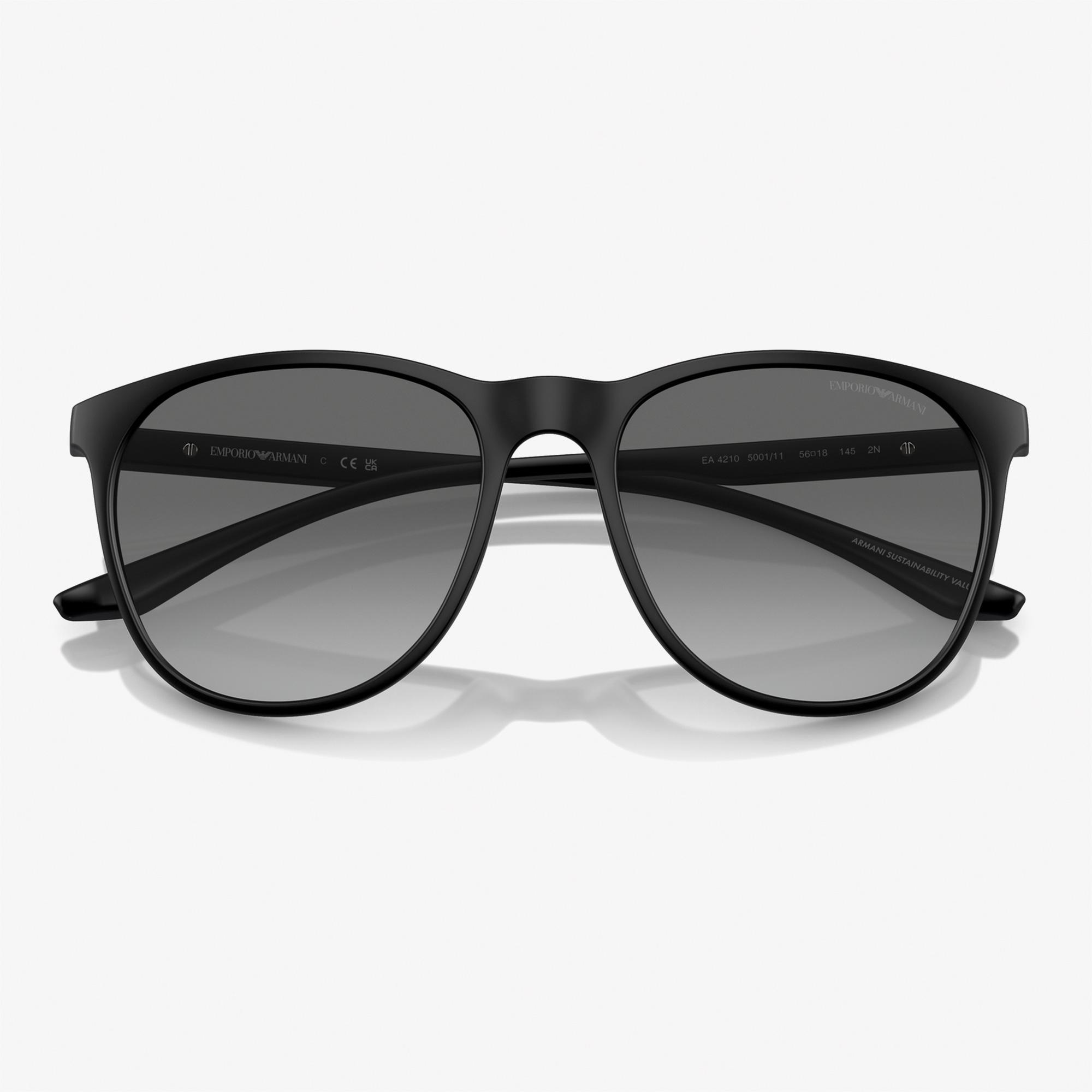 EMPORIO ARMANI 0EA4210 Injected Erkek Siyah Güneş Gözlüğü