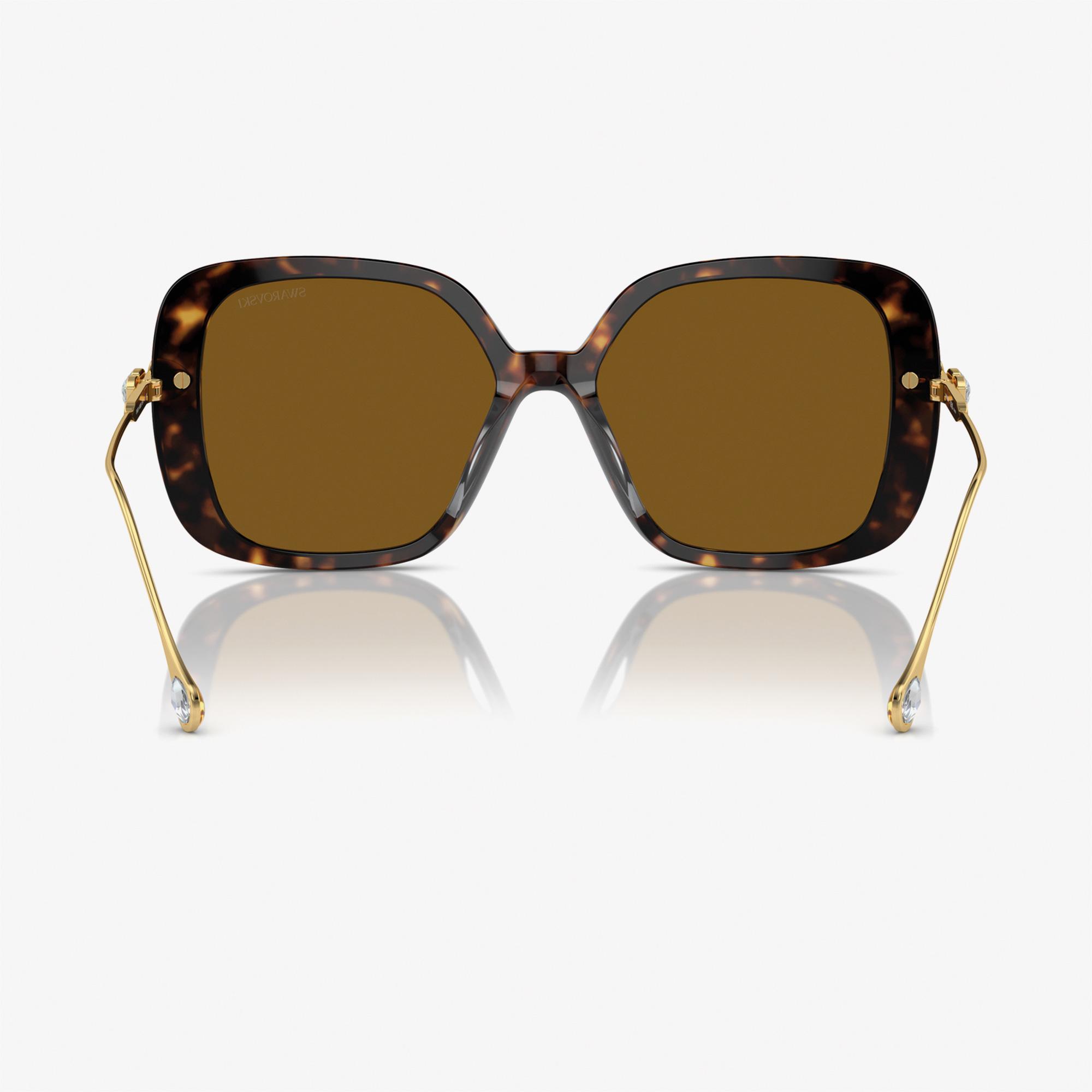 Swarovski 0SK6011 Acetate Kadın Kahverengi Güneş Gözlüğü