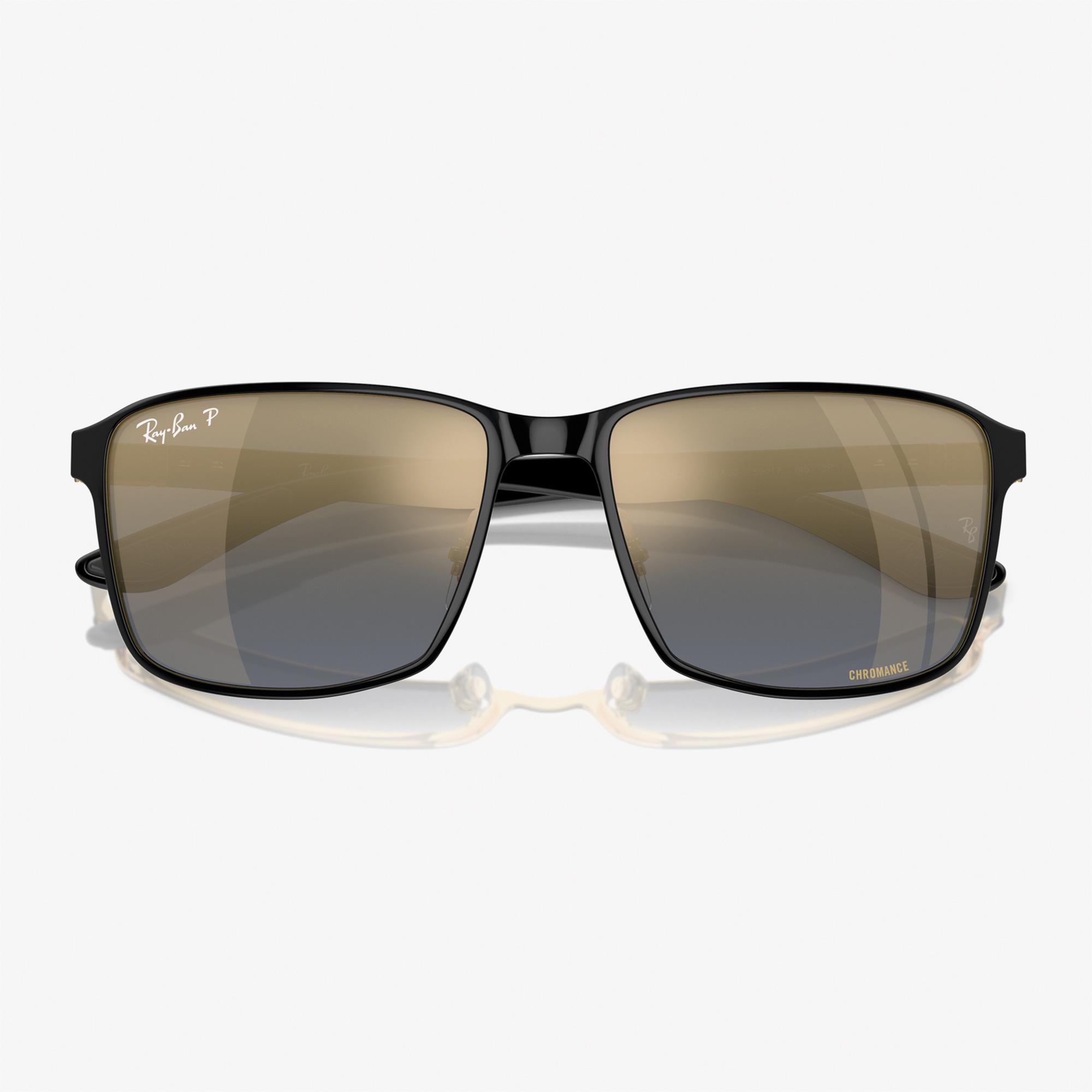 RAY-BAN 0RB3721CH Metal Unisex Siyah Güneş Gözlüğü