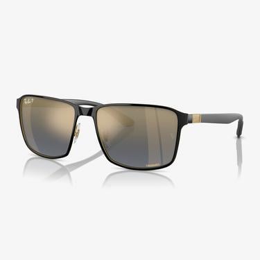  RAY-BAN 0RB3721CH Metal Unisex Siyah Güneş Gözlüğü