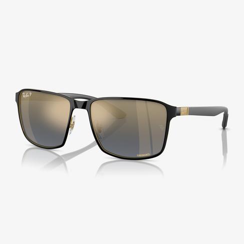  RAY-BAN 0RB3721CH Metal Unisex Siyah Güneş Gözlüğü