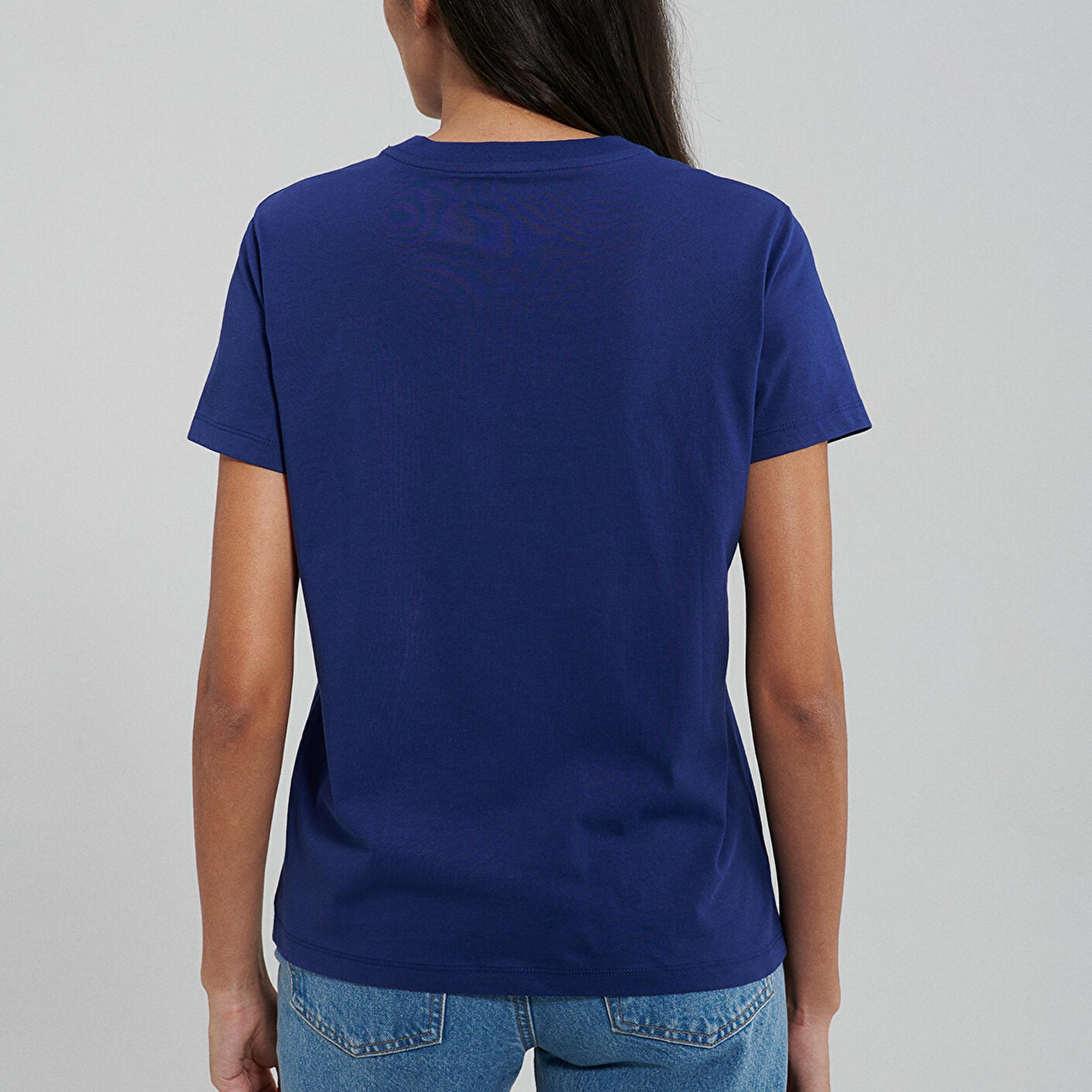 Mavi Mavi Baskılı Lacivert Tişört Regular Fit / Normal Kesim 1612241-70722